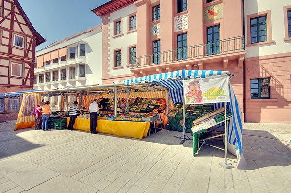 Marktstand in Eppingen
