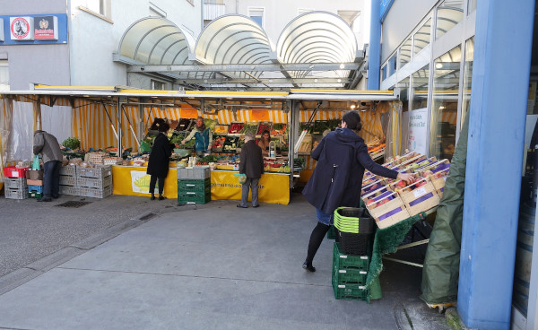 Marktstand in Heilbronn